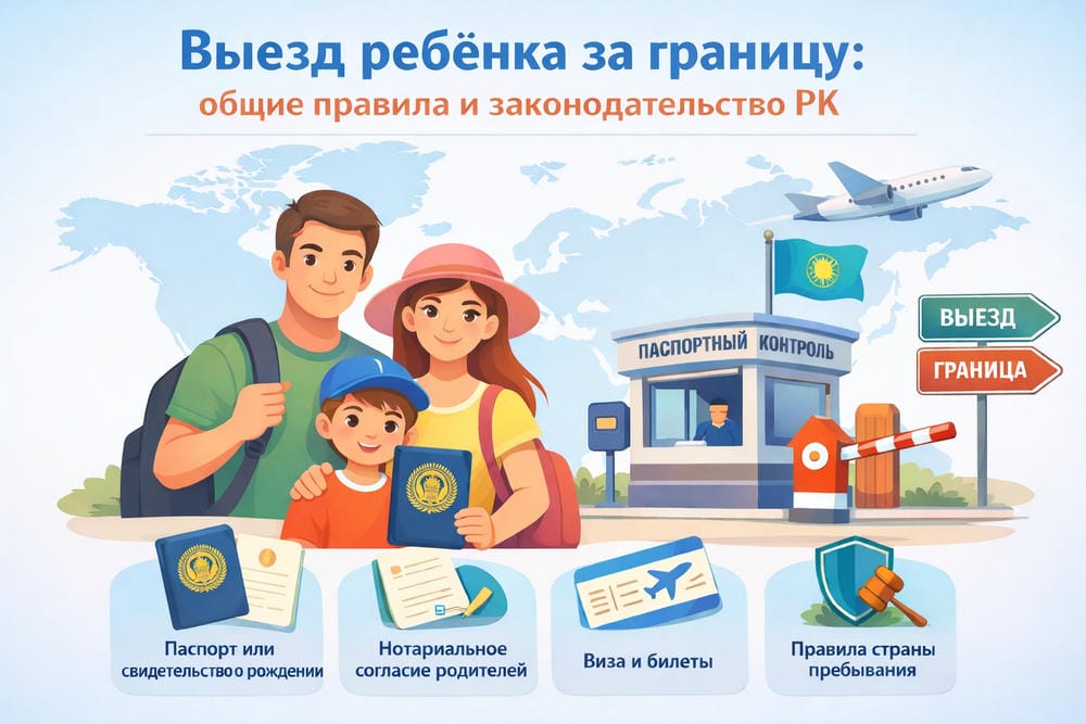 Разрешение на выезд ребенка за границу от второго родителя: что делать, если отец/мать не дает согласия (судебная практика РК)